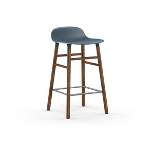 Form stool Stools Normann Copenhagen 25.5" Counter Walnut +$80.00 Blue