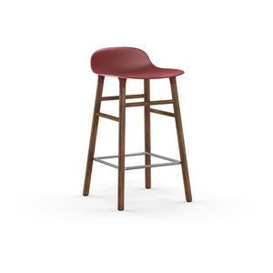 Form stool Stools Normann Copenhagen 25.5" Counter Walnut +$80.00 Red