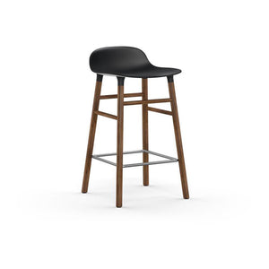 Form stool Stools Normann Copenhagen 25.5" Counter Walnut +$80.00 Black