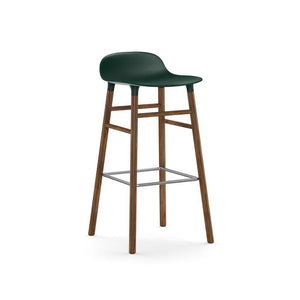 Form stool Stools Normann Copenhagen 29.5" Bar Walnut +$80.00 Green