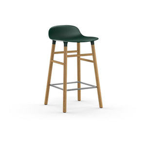 Form stool Stools Normann Copenhagen 25.5" Counter Oak Green
