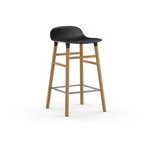Form stool Stools Normann Copenhagen 25.5" Counter Oak Black