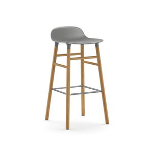 Form stool Stools Normann Copenhagen 29.5" Bar Oak Grey