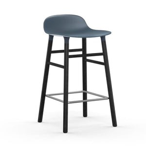 Form stool Stools Normann Copenhagen 25.5" Counter Black Lacquered Oak Green