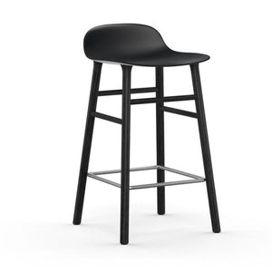 Form stool Stools Normann Copenhagen 25.5" Counter Black Lacquered Oak Black