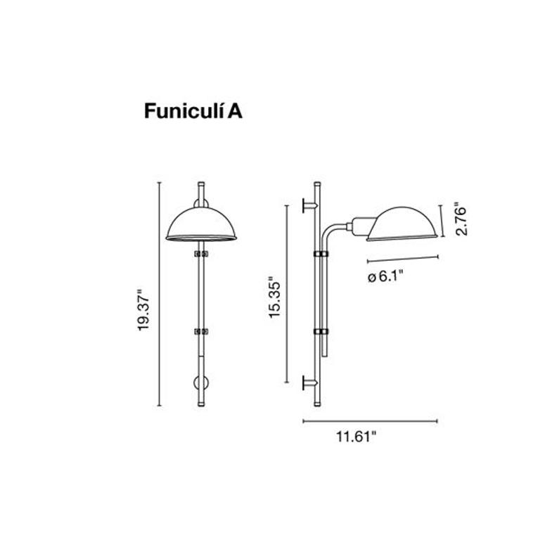 Funiculi Wall Lamp Wall Lights Marset 