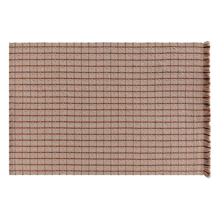 Garden Layers Outdoor Rug Terracotta Rug Gan Checks terracotta 5’11" x 7’11" 