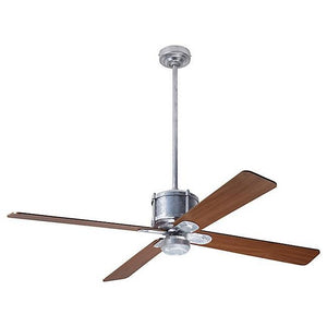 Industry DC Ceiling Fan Ceiling Fans Modern Fan Co Galvanized Mahogany Wall/Remote Control Without Light