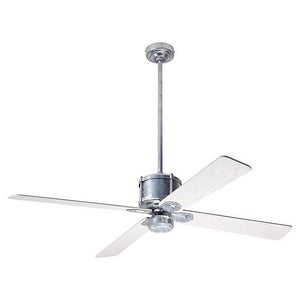 Industry DC Ceiling Fan Ceiling Fans Modern Fan Co Galvanized Whitewash Remote Control Without Light