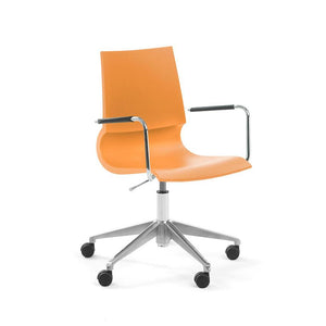 Gigi Swivel Chair task chair Knoll Arms +$132.00 Mango 