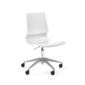 Gigi Swivel Chair task chair Knoll No Arms White 