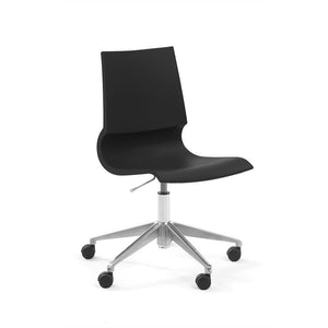 Gigi Swivel Chair task chair Knoll No Arms Black 