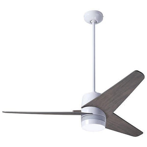 Velo DC Ceiling Fan Ceiling Fans Modern Fan Co Gloss White Graywash Wall/Remote Control Without Light