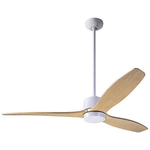 Arbor DC Ceiling Fan Ceiling Fans Modern Fan Co Gloss White Maple Wall Control Without Light