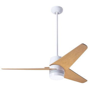 Velo DC Ceiling Fan Ceiling Fans Modern Fan Co Gloss White Maple Wall/Remote Control Without Light