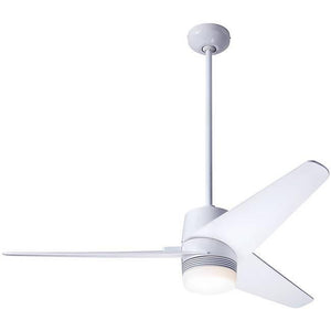 Velo DC Ceiling Fan Ceiling Fans Modern Fan Co Gloss White White Wall Control With 17w LED