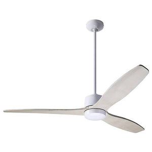 Arbor DC Ceiling Fan Ceiling Fans Modern Fan Co Gloss White Whitewash Wall Control Without Light