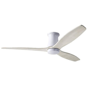 Arbor Flush DC Ceiling Fans Modern Fan Co Gloss White Whitewash Wall Control Without Light