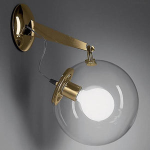 Miconos Wall Lamp by Artemide wall / ceiling lamps Artemide Gold Dimmable 2-Wire 