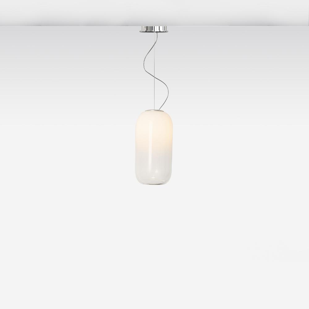 Gople Mini Supension Extended Length Pendant Lights Artemide White 