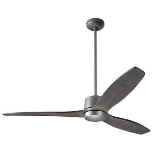 Arbor DC Ceiling Fan Ceiling Fans Modern Fan Co Graphite Graywash Wall Control Without Light
