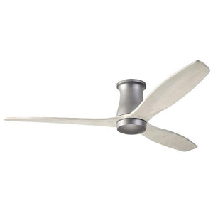 Arbor Flush DC Ceiling Fans Modern Fan Co Graphite Whitewash Wall Control Without Light