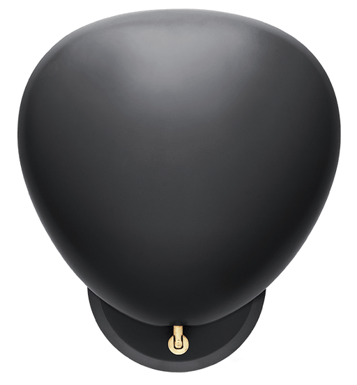 Grossman Cobra Wall Lamp wall / ceiling lamps Gubi Jet Black 