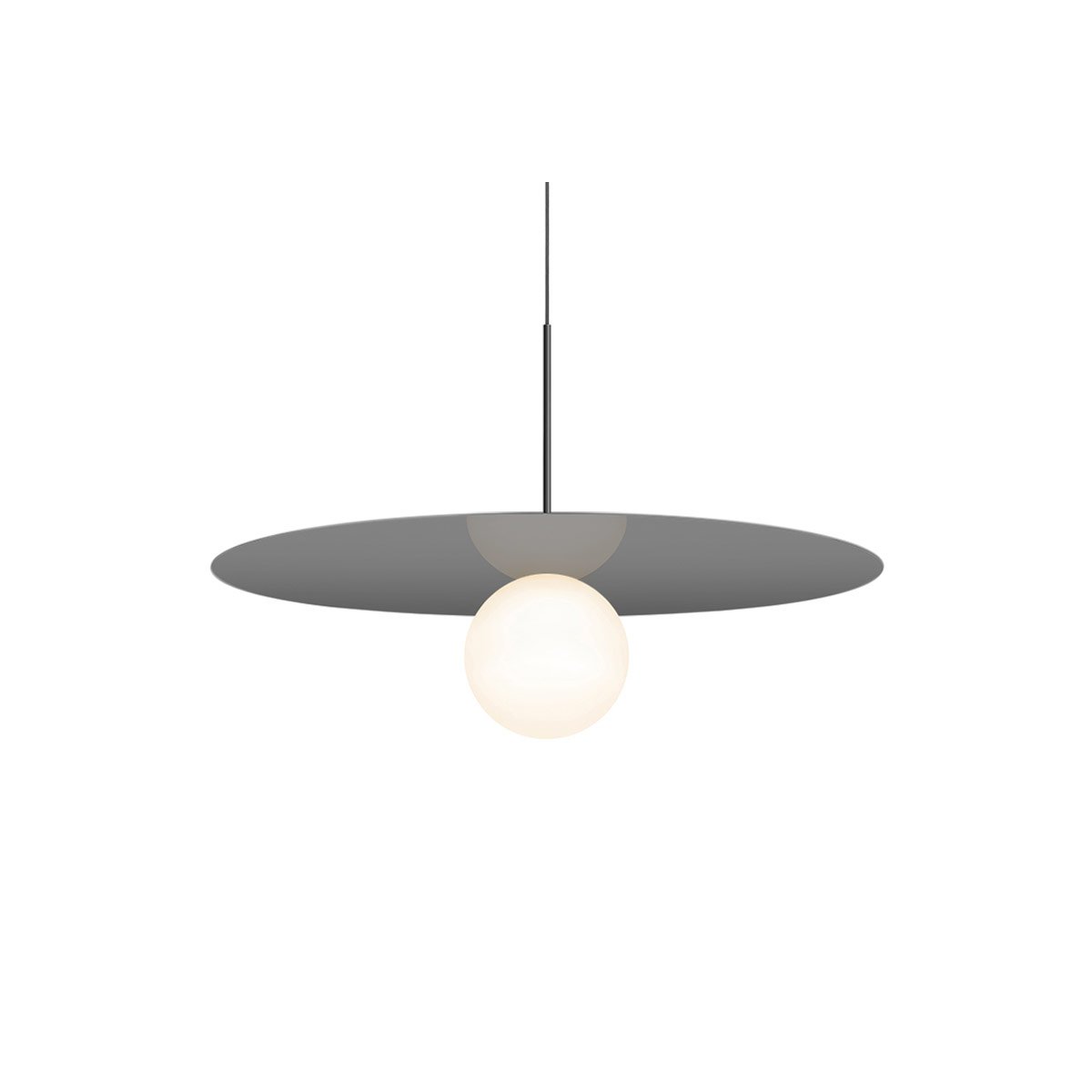 Bola Disc Pendant ceiling lights Pablo Gun Metal 32" 