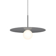Bola Disc Pendant ceiling lights Pablo Gun Metal 22" 