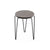 Florence Knoll Hairpin Stacking Table table Knoll Zebra black powder-coat base 