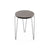 Florence Knoll Hairpin Stacking Table table Knoll Zebra chrome base 