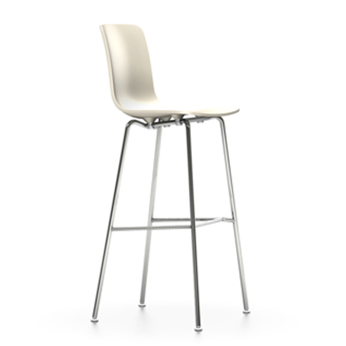 Hal Stool bar seating Vitra high seat high - 30.75" h + $85.00 warm grey white glides for carpet