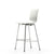 Hal Stool bar seating Vitra medium seat height - 25.5" h white basic dark glides for carpet