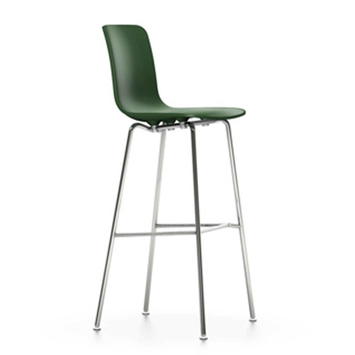 Hal Stool bar seating Vitra high seat high - 30.75" h + $85.00 ivy white glides for carpet