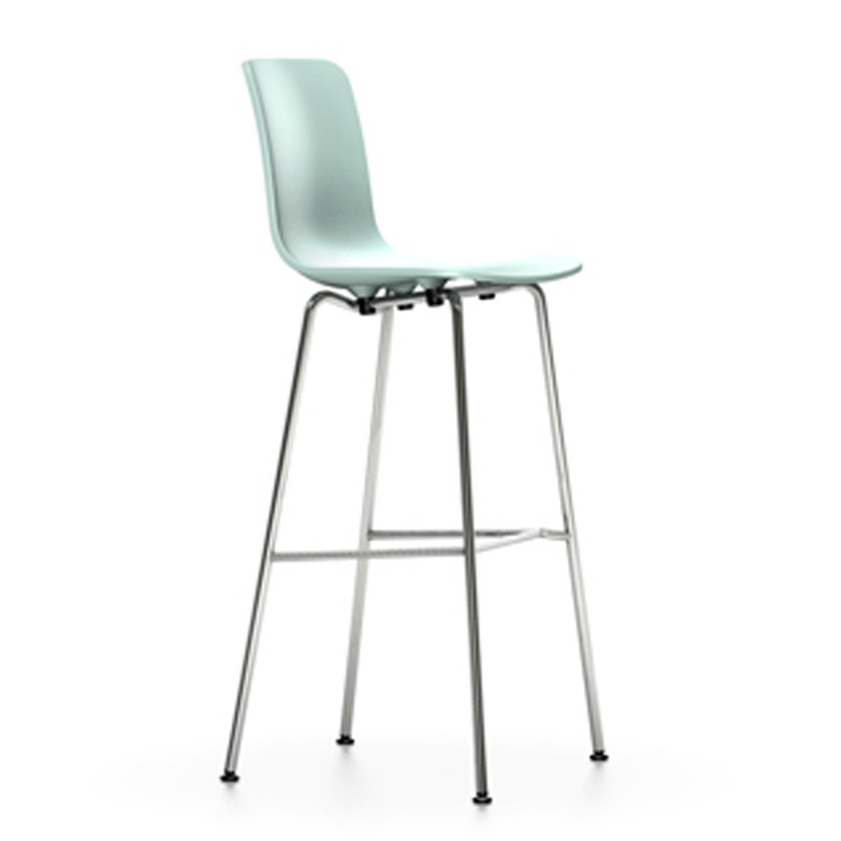 Hal Stool bar seating Vitra high seat high - 30.75" h + $85.00 ice grey basic dark glides for carpet