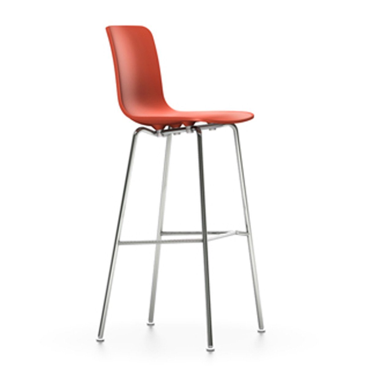 Hal Stool bar seating Vitra high seat high - 30.75" h + $85.00 brick white glides for carpet