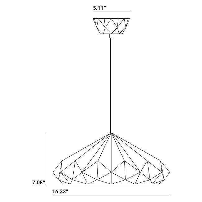 Hatton 4 Pendant Light suspension lamps Original BTC 