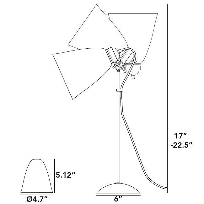 Hector 21 Table Lamp Table Lamps Original BTC 