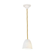Hector Bibendum Pendant Light Pendant Lights Original BTC Size 1 Natural White with Yellow Cable 