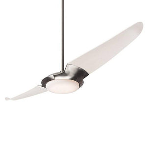 IC/Air2 Ceiling Fan in Bright Nickel Ceiling Fans Modern Fan Co White 20W LED +$95.00 Wall Control