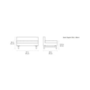 Jane 2 Lounge lounge chair Gus Modern 
