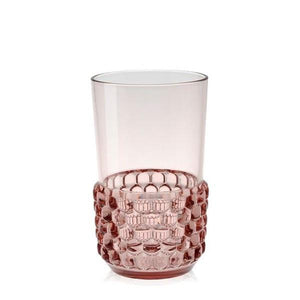 Jellies Water Glass 6"- Set of 4 Water Glass Kartell Pink 