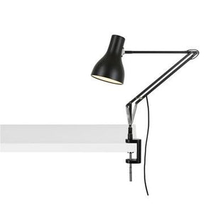 Type 75 Mini Desk Lamp Table Lamps Anglepoise Lamp with Clamp Jet Black 