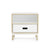 Kabino Bedside Table storage Normann Copenhagen White 