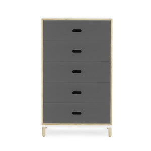 Kabino Dresser with 5 Drawers storage Normann Copenhagen Grey 