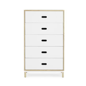 Kabino Dresser with 5 Drawers storage Normann Copenhagen White 