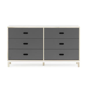 Kabino Dresser with 6 Drawers storage Normann Copenhagen Grey 