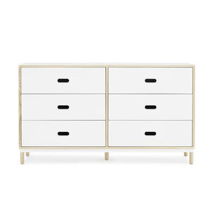 Kabino Dresser with 6 Drawers storage Normann Copenhagen White 