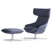 Kalm Swivel Metal Base Lounge Chair & Ottoman lounge chair Artifort 