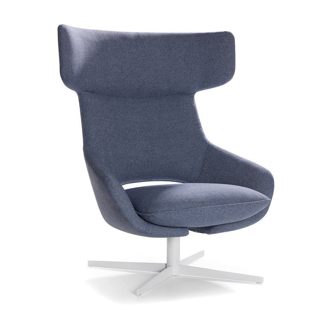 Kalm Swivel Metal Base Lounge Chair &amp; Ottoman lounge chair Artifort 